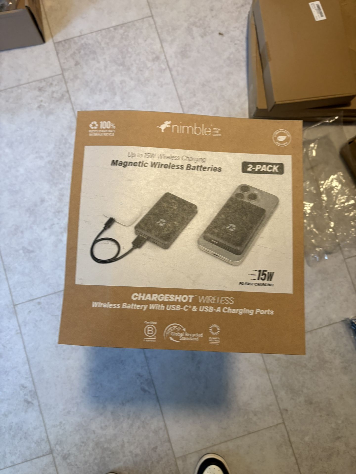 Portable Charger New Pack Of 2