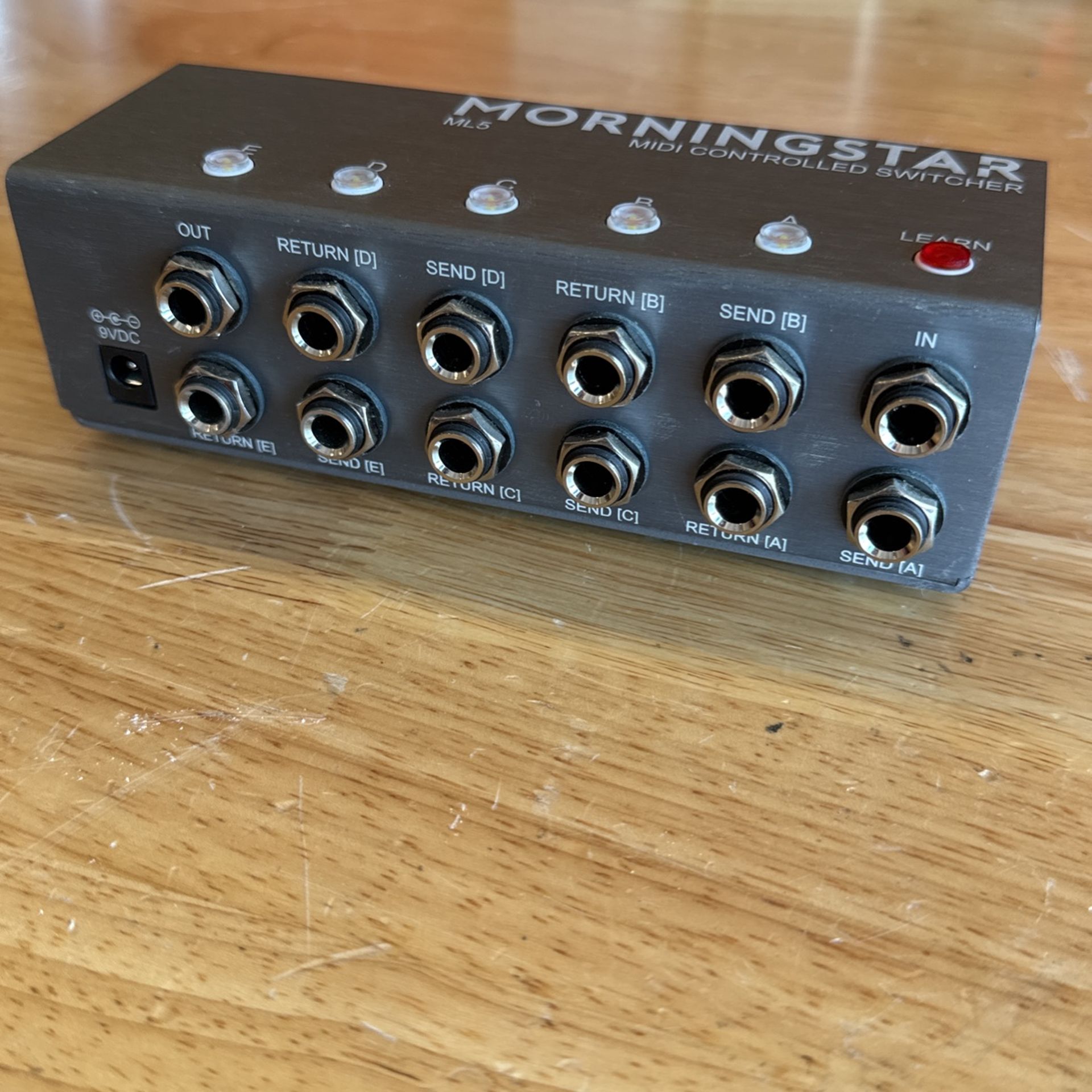 Morningstar ML5 Midi Controlled Switcher For Effects Pedals for
