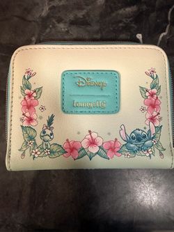 Loungefly Disney Lilo & Stitch Floral Zip Wallet