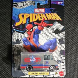 Hot Wheels Silver Series 2026 Spider-Man Combat Medic NEW (CHASE)