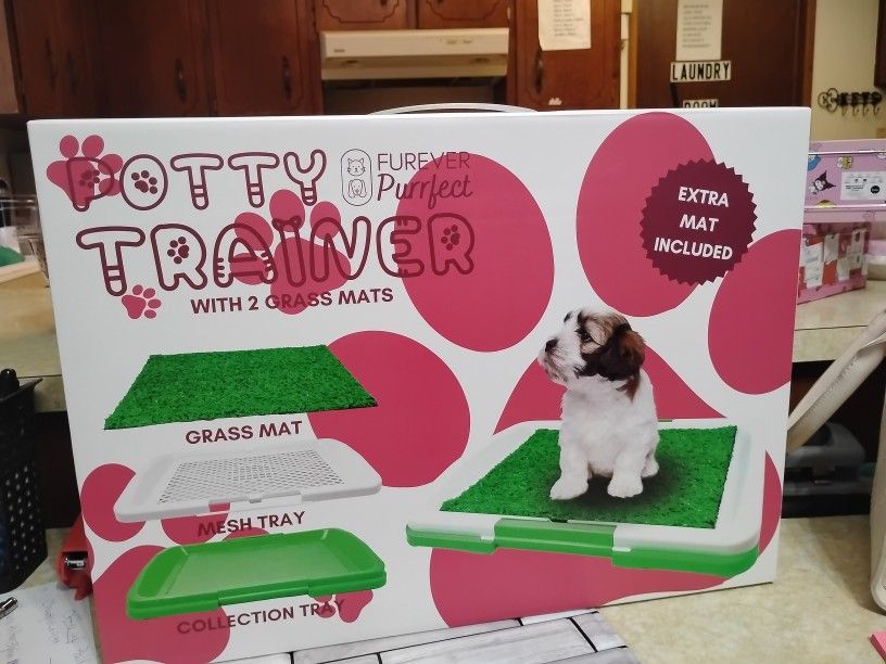 Puppy Potty Trainer Grass Pad Indoor Outdoor