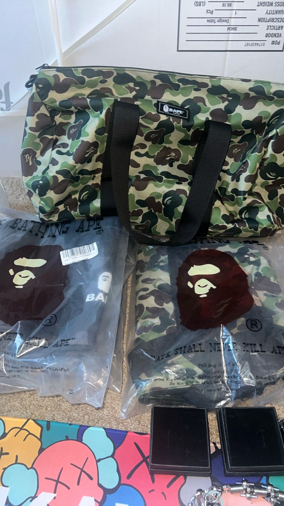 Bape Duffle Bags