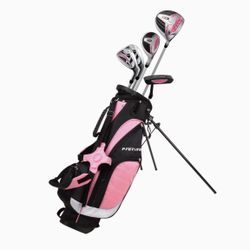 Junior Pink Golf Club Set Right Hand