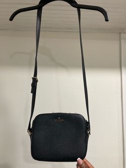 Kate Spade Black Saffiano Leather Crossbody Bag
