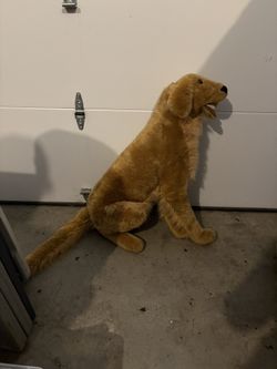 Melissa and Doug Golden retriever stuffed animal