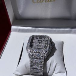 Genuine Cartier Santos | Full Bustdown | Automatic