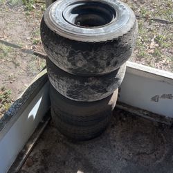 Used Gold Cart Tires 