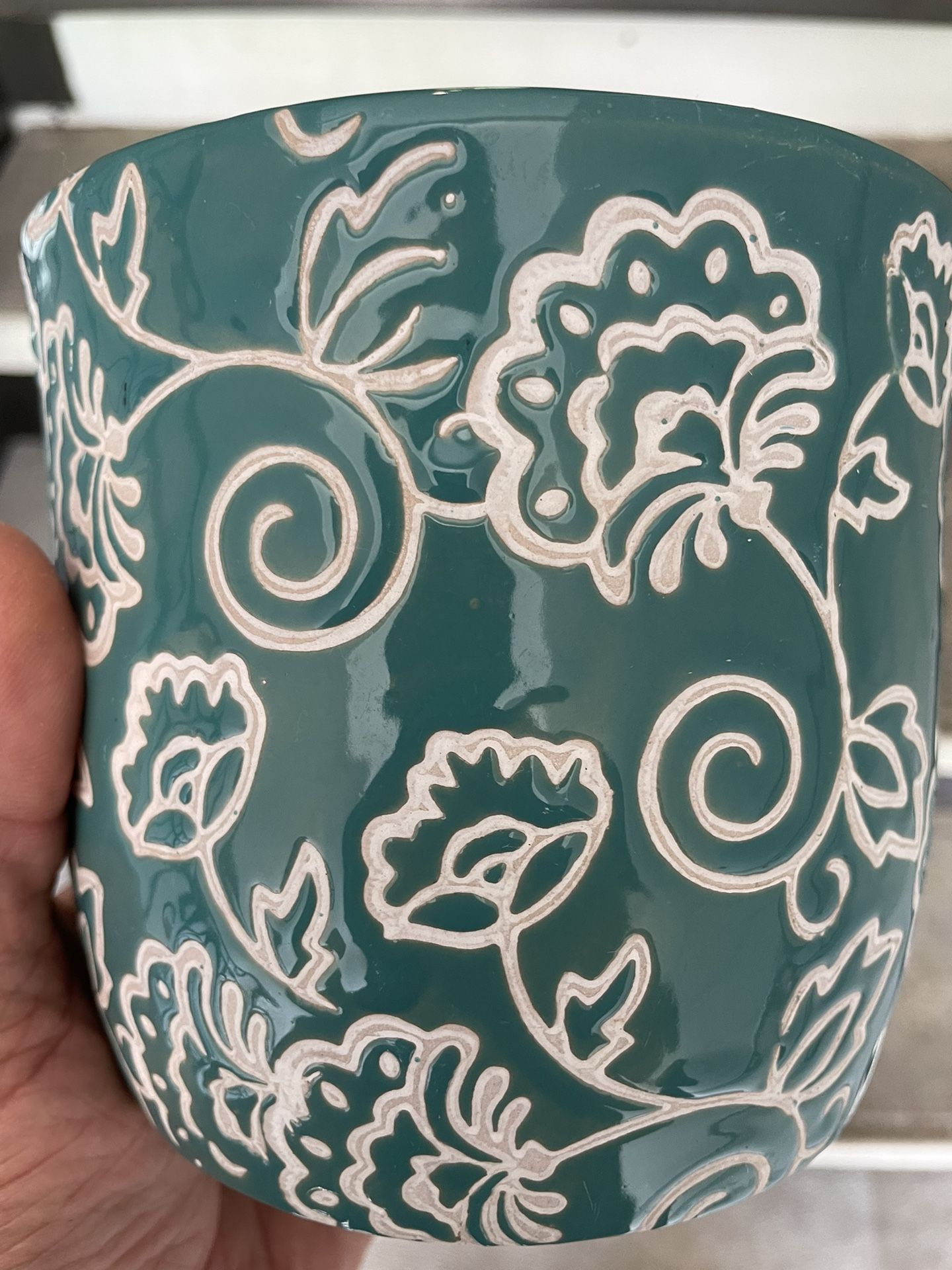 $7.50 | Ceramic Planter | 5.5”W | 5”H