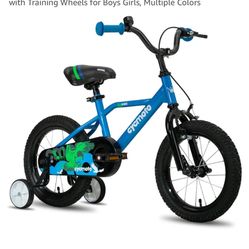 Boy’s Bike With Training Wheels 