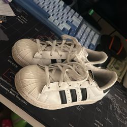 Adidas Superstars In Womans White
