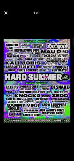 2 Day GA Hard Summer