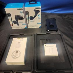 Cell Phone Accessories (2 Mounts/2 Rubber Tablet Guards/Belt Clip)