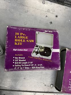 Brand New Never Used Hole Saw Kit