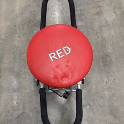 Fitness Abdominal Abs Exercise Chair Core Resistance Rotation Poster & DVRed XL