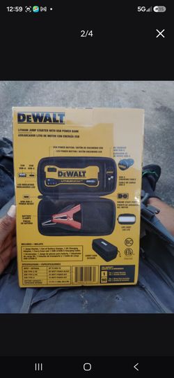 DeWalt jump starter