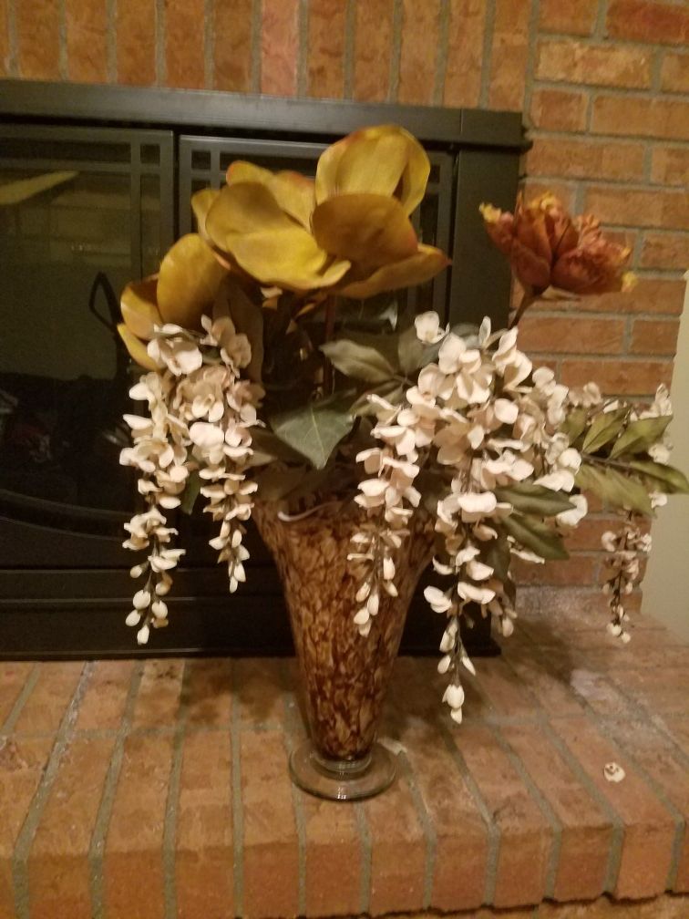 Flower arrangement in vase
