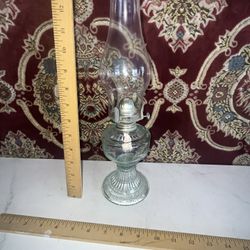 Vintage Glass Oil Lamp