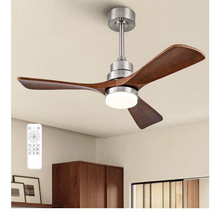 FXZZ1241 42 Inch Ceiling Fan with Lights, Remote Control