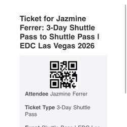 Selling EDC Shuttle Passes!!!