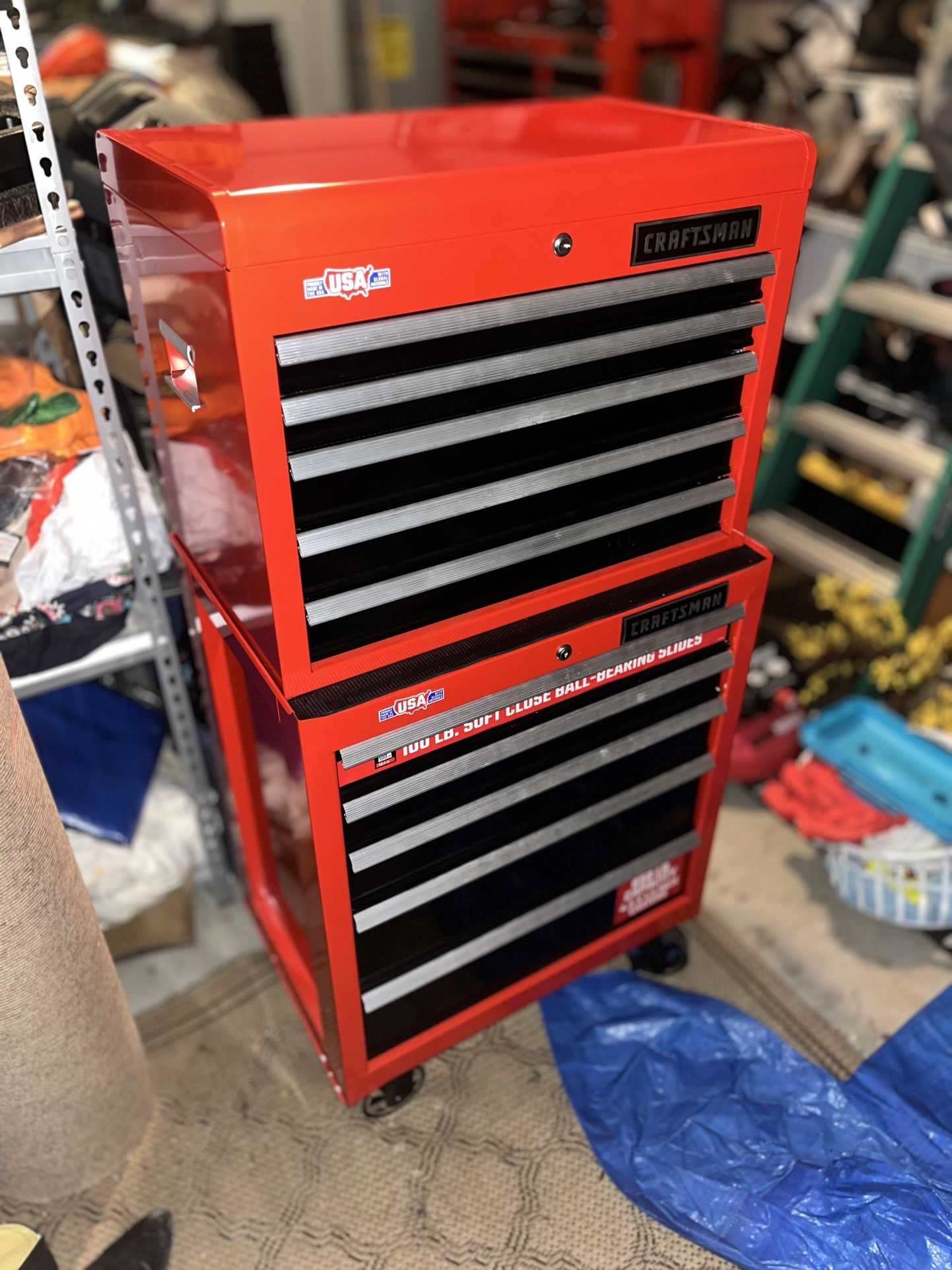 Craftsman Tool Chest & Rolling Tool Cabinet