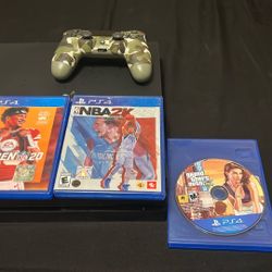 PS4 Pro +1 Controller &3 Games