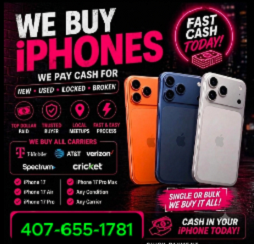 iPhone buyer We buy New/financed/Used iPhones/ipads 📲 we pay cash money 💴💰