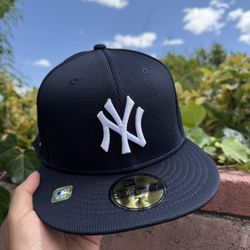 7 5/8 Navy NY Yankees 24 Spring Training Fitted