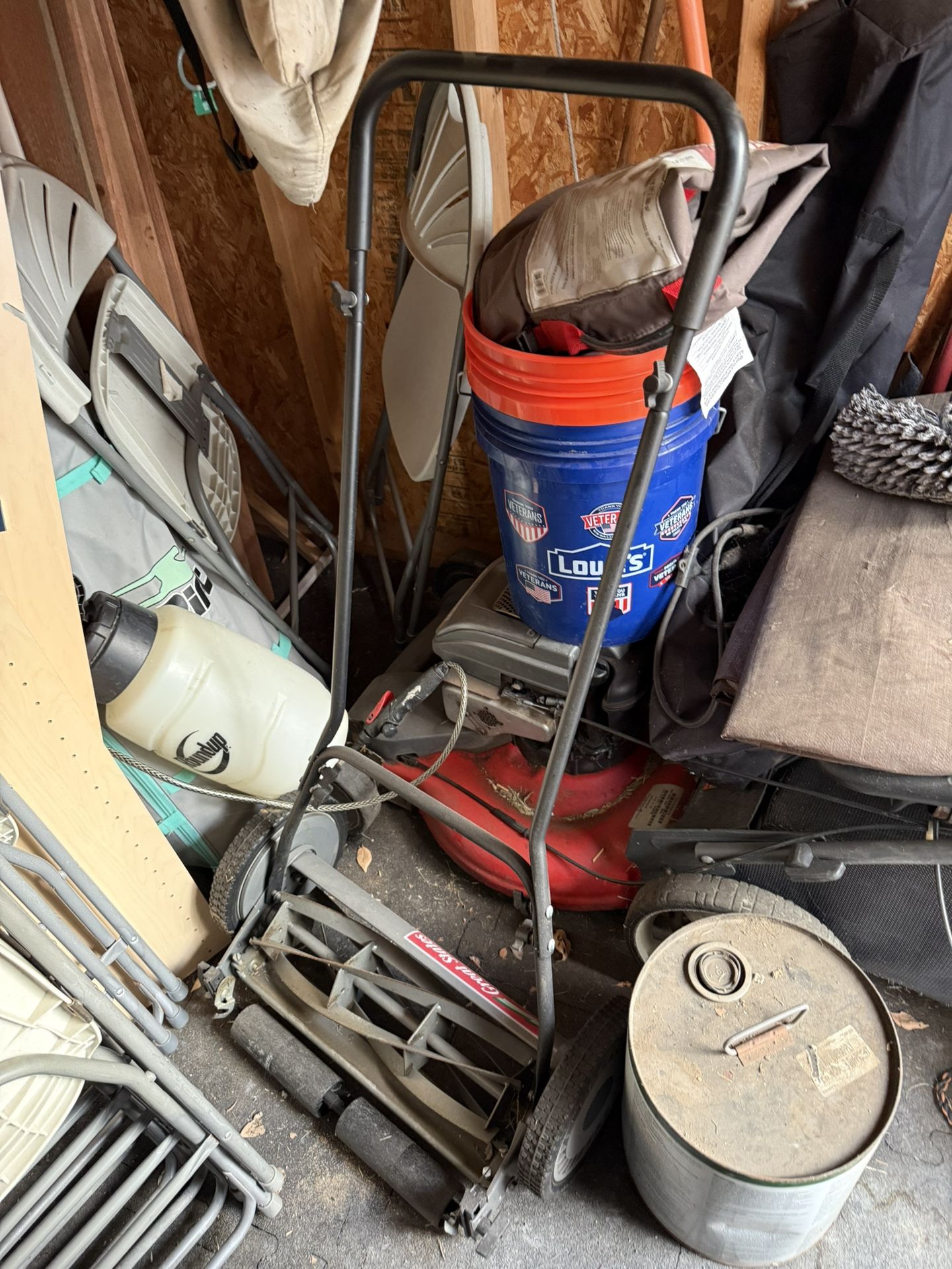 Push Mower, Manual, No Motor