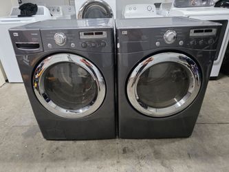 Lg frontload washer and electric dryer set