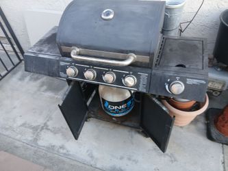 Title: Ready-to-Cook 4-Burner Propane Gas Grill (Tank