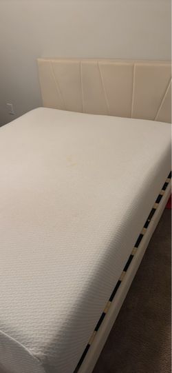 Queen Size Mattress + Bed Frame + TV Stand