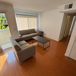 2 Piece Couch Set With Coffee Table 