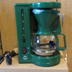 Melitta BCM-4C Gevalia Kaffe 4-Cup Coffee Maker 120V - Green 