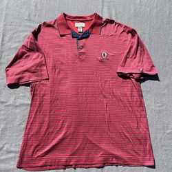 Cutter & Buck PGA Tour Torrey Pines La Jolla Striped Golf Polo T Shirt Mens XL