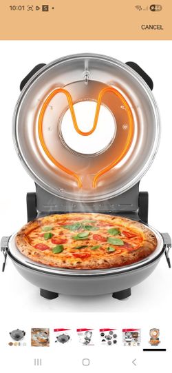 12" Electric Countertop Pizza Oven Indoor