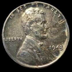 1943 No Mint Mark, Steel Penny In Great Shape,with Errors , A Coin You Must Have In Your Collection 