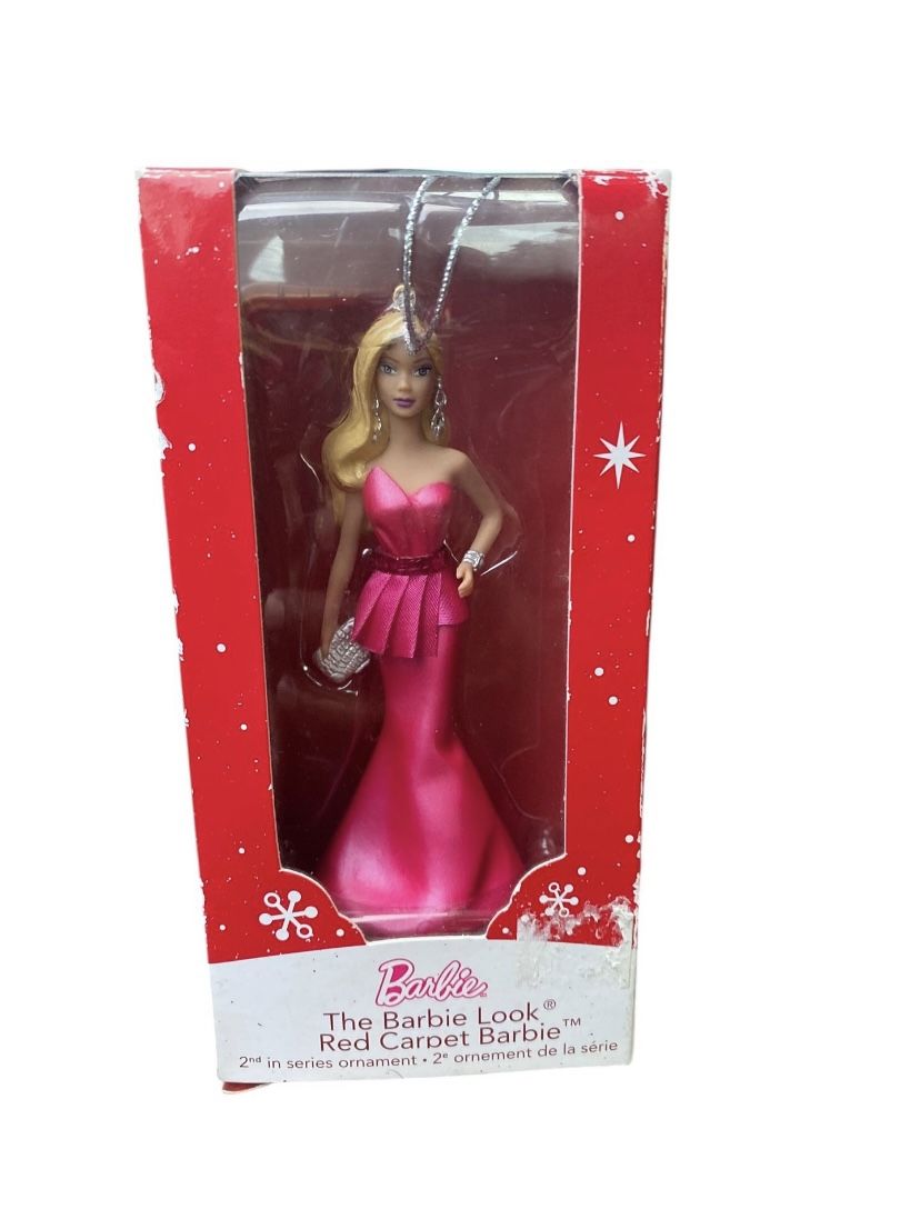 Barbie Ornament 2014 Christmas Heirloom Collection Red Carpet Barbie NOS
