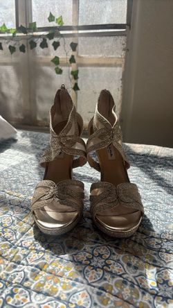 Nina New York Champagne Heels