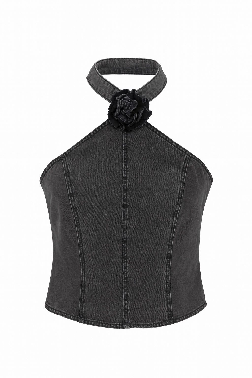 Wild Fable Rosetta Black Denim Tank Top Size XL