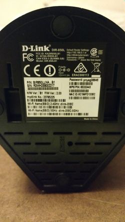 D-LINK dir-850L wireless router