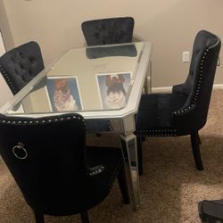 Mirror Dinning Table 