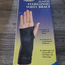 Bell Horn Elastic Stabilizing Wrist Brace With Iron Support