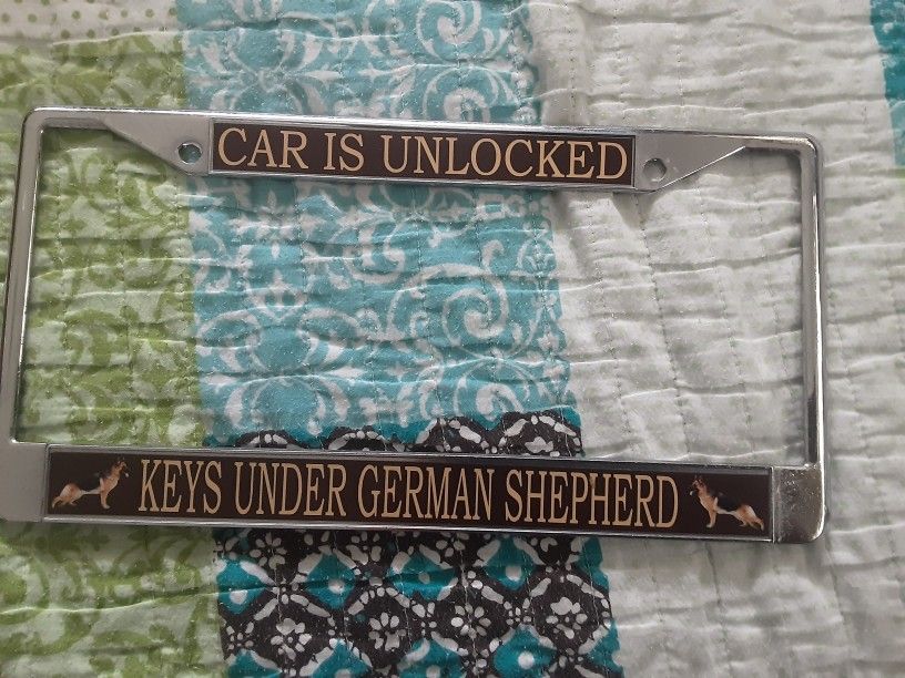 Metal License Plate Cover 