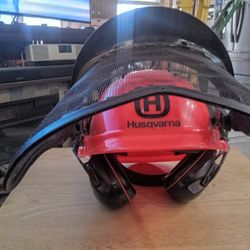 Husqvarna Hard Hat With Ear Protection And Shield$25