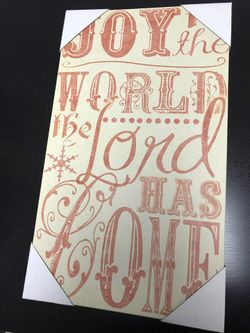 Joy to the world sign from Hobby Lobby