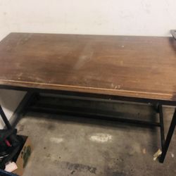 Work Table Wood & Steel