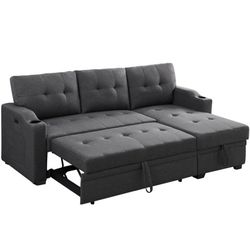 Gray Sleeper Couch