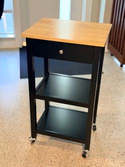 Kitchen cart on wheels