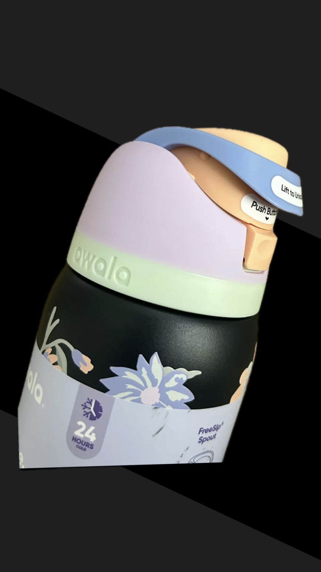 Owala Freesip 32oz Urban Outfitters Exclusive Midnight Garden Water Bottle NEW