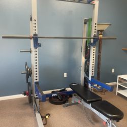 Fitness Gear Weight Cage & Weight Set